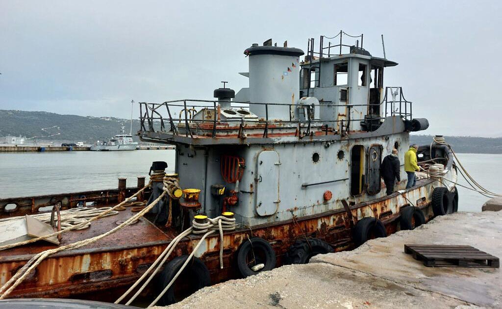 Sinking of Navy Tugboat R/K NESTOR